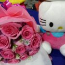 roses wrapped boneka 012